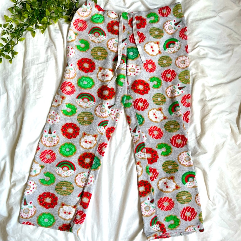 ‼️FINAL SALE‼️ Daydream Warm & Cozy Colorful Donut Print PJ Pants Size XL Womens